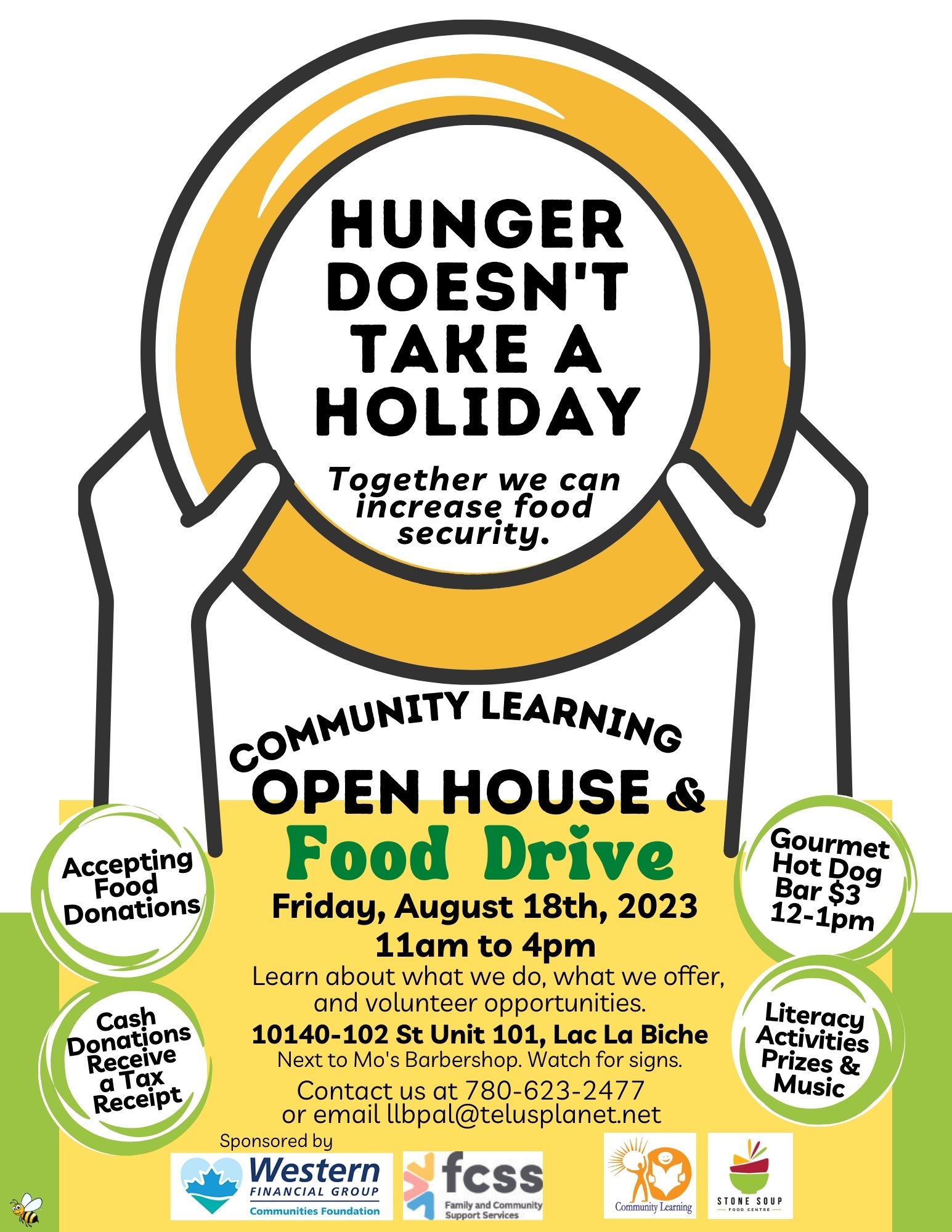 Open House and Food Drive