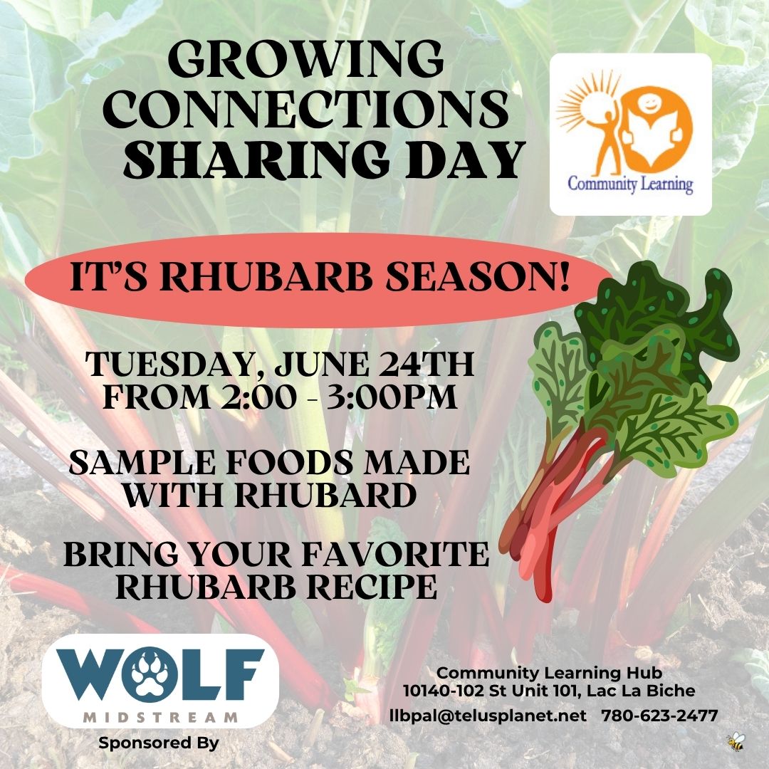 Growing Connections Sharing Day – Rhubarb